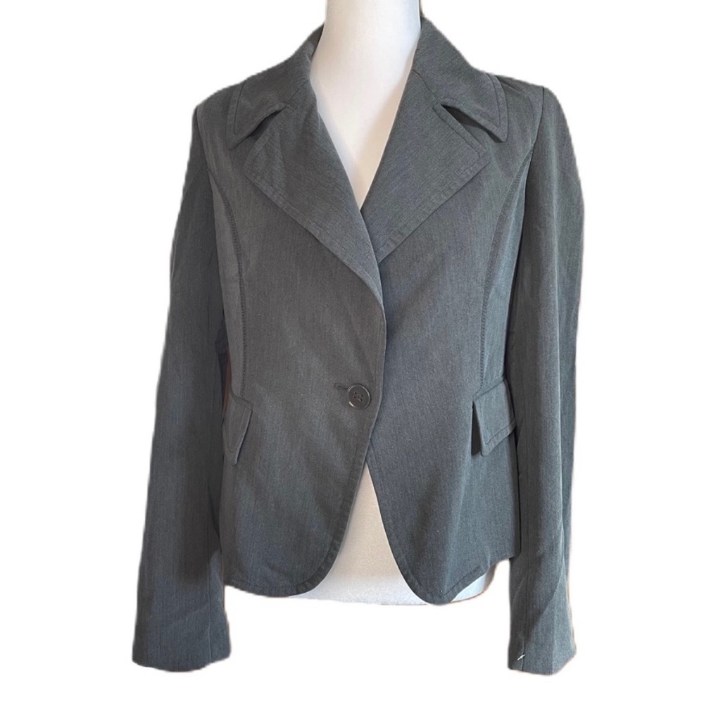 Relativity Women’s Gray Blazer Jacket Size 8